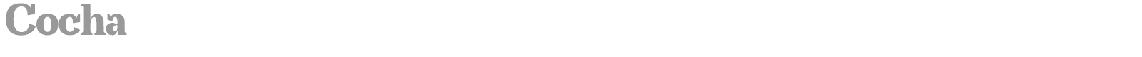 Cocha font preview